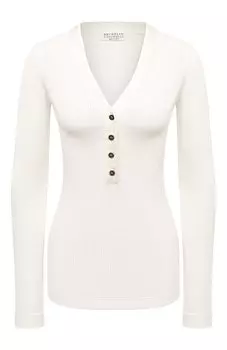 Хлопковый пуловер Brunello Cucinelli