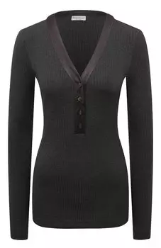 Хлопковый пуловер Brunello Cucinelli