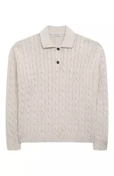 Хлопковый пуловер Brunello Cucinelli