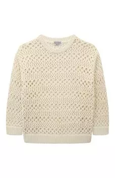 Хлопковый пуловер Brunello Cucinelli