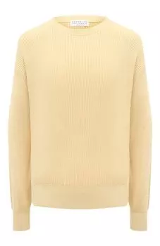 Хлопковый пуловер Brunello Cucinelli