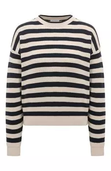 Хлопковый пуловер Brunello Cucinelli