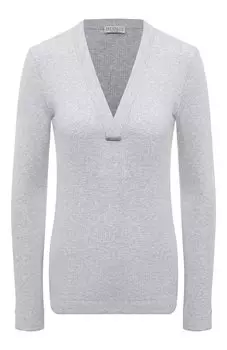 Хлопковый пуловер Brunello Cucinelli