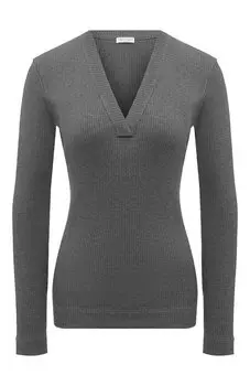 Хлопковый пуловер Brunello Cucinelli