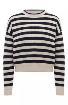 Хлопковый пуловер Brunello Cucinelli