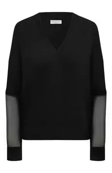 Хлопковый пуловер Brunello Cucinelli