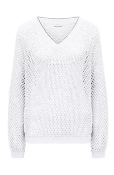 Хлопковый пуловер Brunello Cucinelli