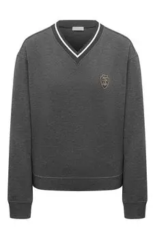 Хлопковый пуловер Brunello Cucinelli