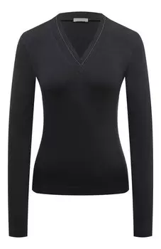 Хлопковый пуловер Brunello Cucinelli