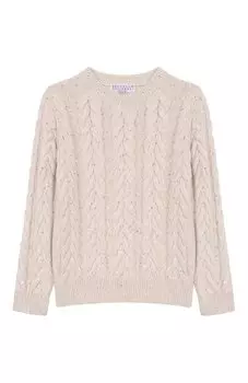 Хлопковый пуловер Brunello Cucinelli