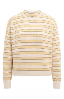 Хлопковый пуловер Brunello Cucinelli