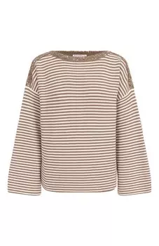 Хлопковый пуловер Brunello Cucinelli