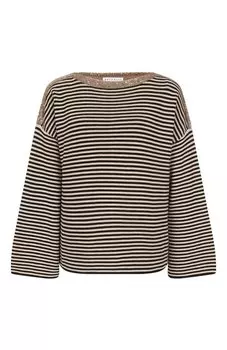 Хлопковый пуловер Brunello Cucinelli