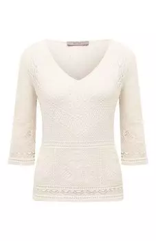 Хлопковый пуловер D.Exterior