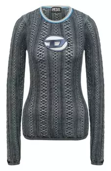 Хлопковый пуловер Diesel