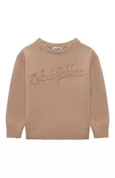 Хлопковый пуловер Dolce & Gabbana