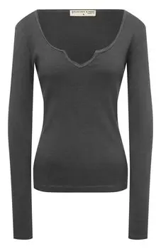 Хлопковый пуловер Electric&Rose