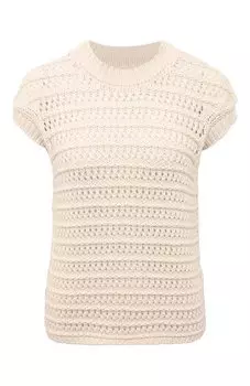 Хлопковый пуловер Eleventy