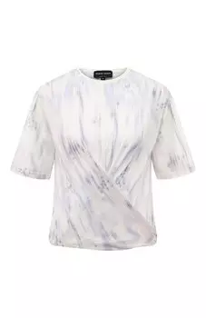 Хлопковый пуловер Giorgio Armani