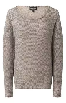 Хлопковый пуловер Giorgio Armani