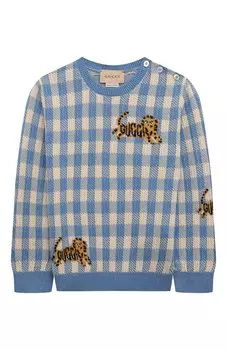 Хлопковый пуловер Gucci