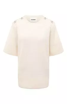 Хлопковый пуловер Jil Sander