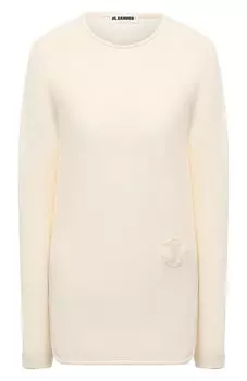 Хлопковый пуловер Jil Sander