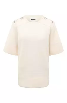 Хлопковый пуловер Jil Sander