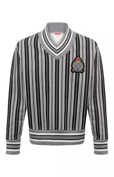 Хлопковый пуловер Kenzo