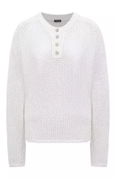 Хлопковый пуловер Kiton