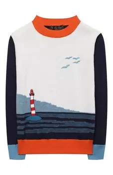 Хлопковый пуловер Loro Piana