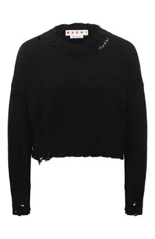 Хлопковый свитер Marni