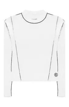 Хлопковый пуловер MM6