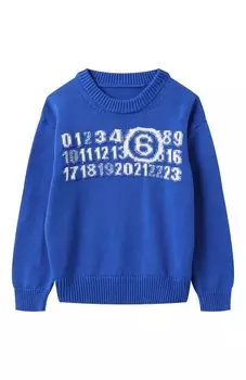 Хлопковый пуловер MM6