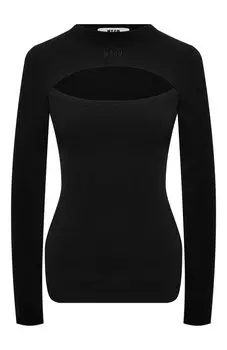 Хлопковый пуловер MSGM