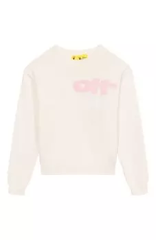 Хлопковый пуловер Off-White