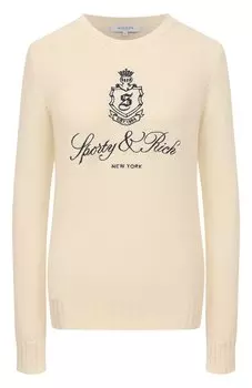 Хлопковый пуловер Sporty and Rich