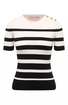 Хлопковый пуловер Valentino