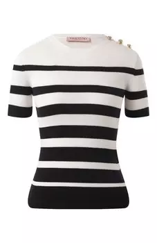 Хлопковый пуловер Valentino