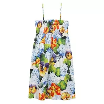 Хлопковый сарафан Dolce & Gabbana