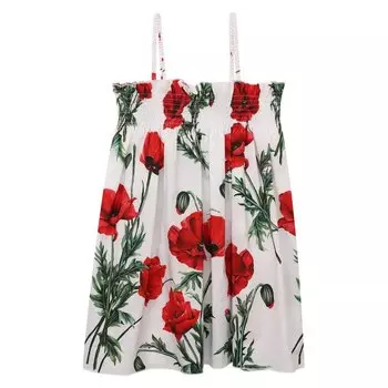 Хлопковый сарафан Dolce &amp; Gabbana