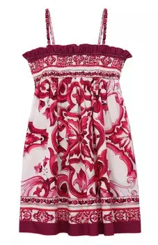 Хлопковый сарафан Dolce & Gabbana