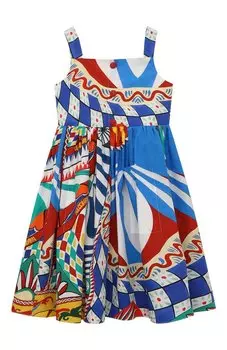 Хлопковый сарафан Dolce & Gabbana