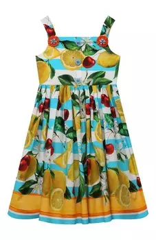 Хлопковый сарафан Dolce & Gabbana
