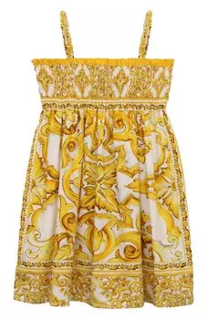Хлопковый сарафан Dolce & Gabbana