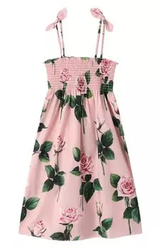 Хлопковый сарафан Dolce & Gabbana