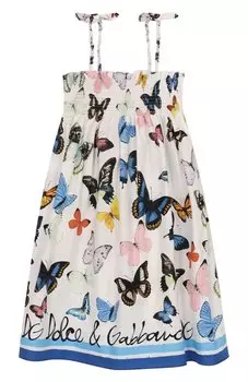 Хлопковый сарафан Dolce & Gabbana