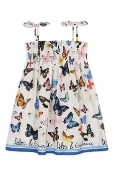 Хлопковый сарафан Dolce & Gabbana