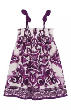 Хлопковый сарафан Dolce & Gabbana