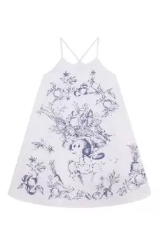 Хлопковый сарафан Moschino